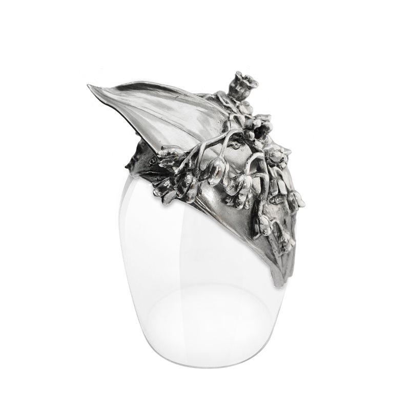 Flowers Month_WGR05F 12 Months Flower Wine Glass: Lily of the Valley - Image 1