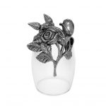 12 Months Flower Stand Shot Glass: Rose