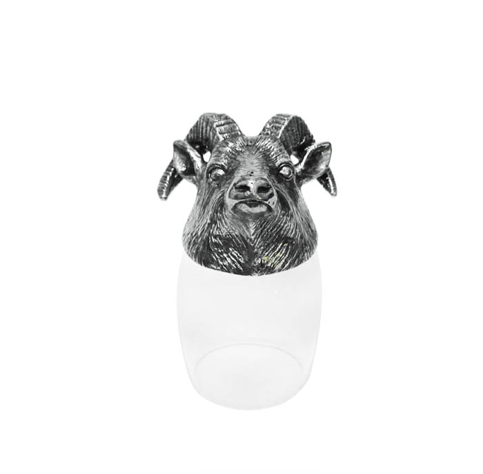 WG808S 12 Chinese Zodiac Shot Glass: Goat - Image 1