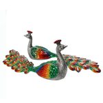 Peacock Enamel Painted Pepper & Salt Shaker - Image 3