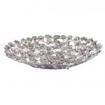 Orchid Pewter Tray (Round Shape)