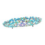 Orchid Enamel Painted Tray (Long Shape) - Image 2