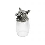 FENG SHUI COLLECTION: 12 Chinese Zodiac Animals Shot Glass: Wolf