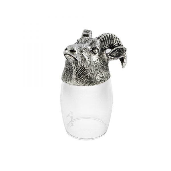 WGFS808S per FENG SHUI COLLECTION: 12 Chinese Zodiac Animals Shot Glass: Goat - Image 1