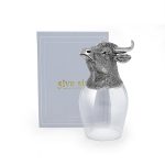 FENG SHUI COLLECTION: 12 Chinese Zodiac Animals Wine Glass: Bull - Image 4