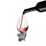 FENG SHUI COLLECTION: 12 Chinese Zodiac Animals Wine Glass: Horse - Image 3